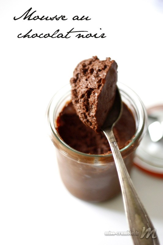 Mousse chocolat noir