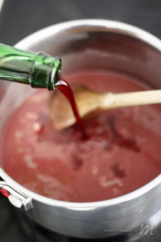 sauce au vin rouge